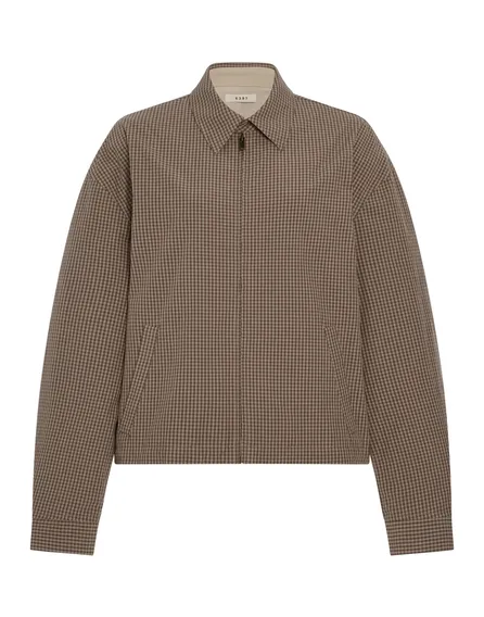 CHECK GOLF JACKET F