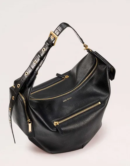 CUTE ILITY HANDBAG NOIR OVERHEAD VIEW SANS BEAST