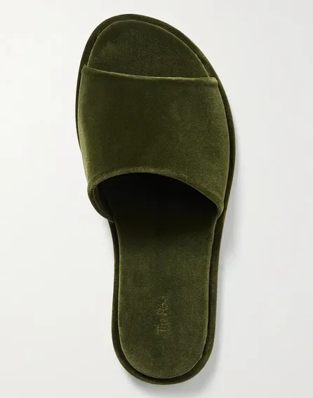 The row canal velvet slides