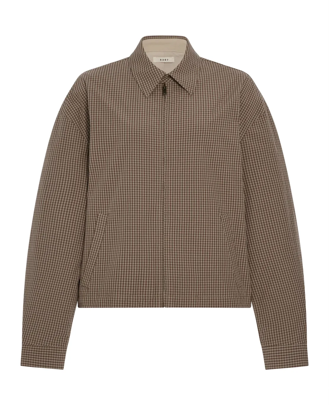 CHECK GOLF JACKET F