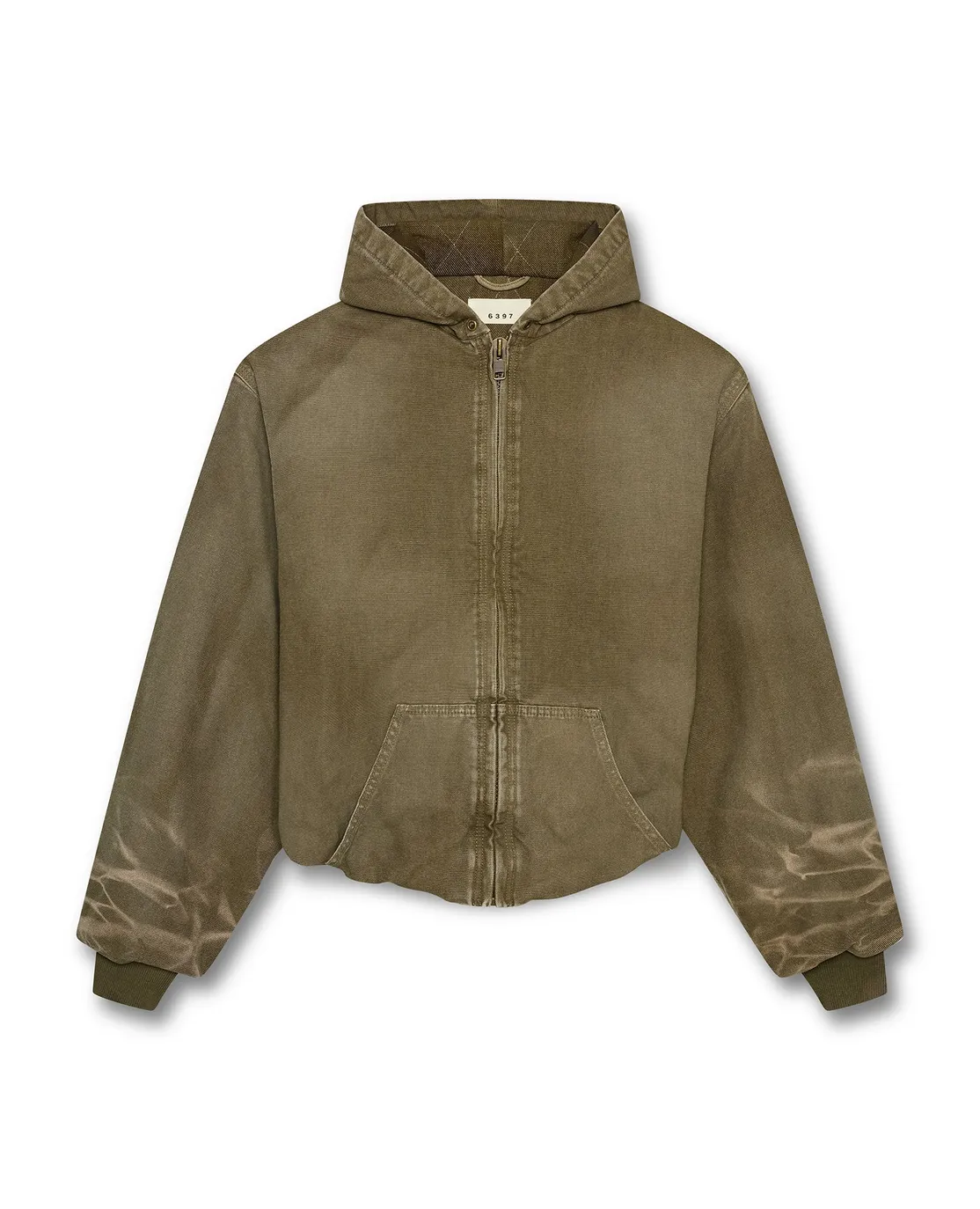 NJ612 ZIP UP HOODIE MUD F
