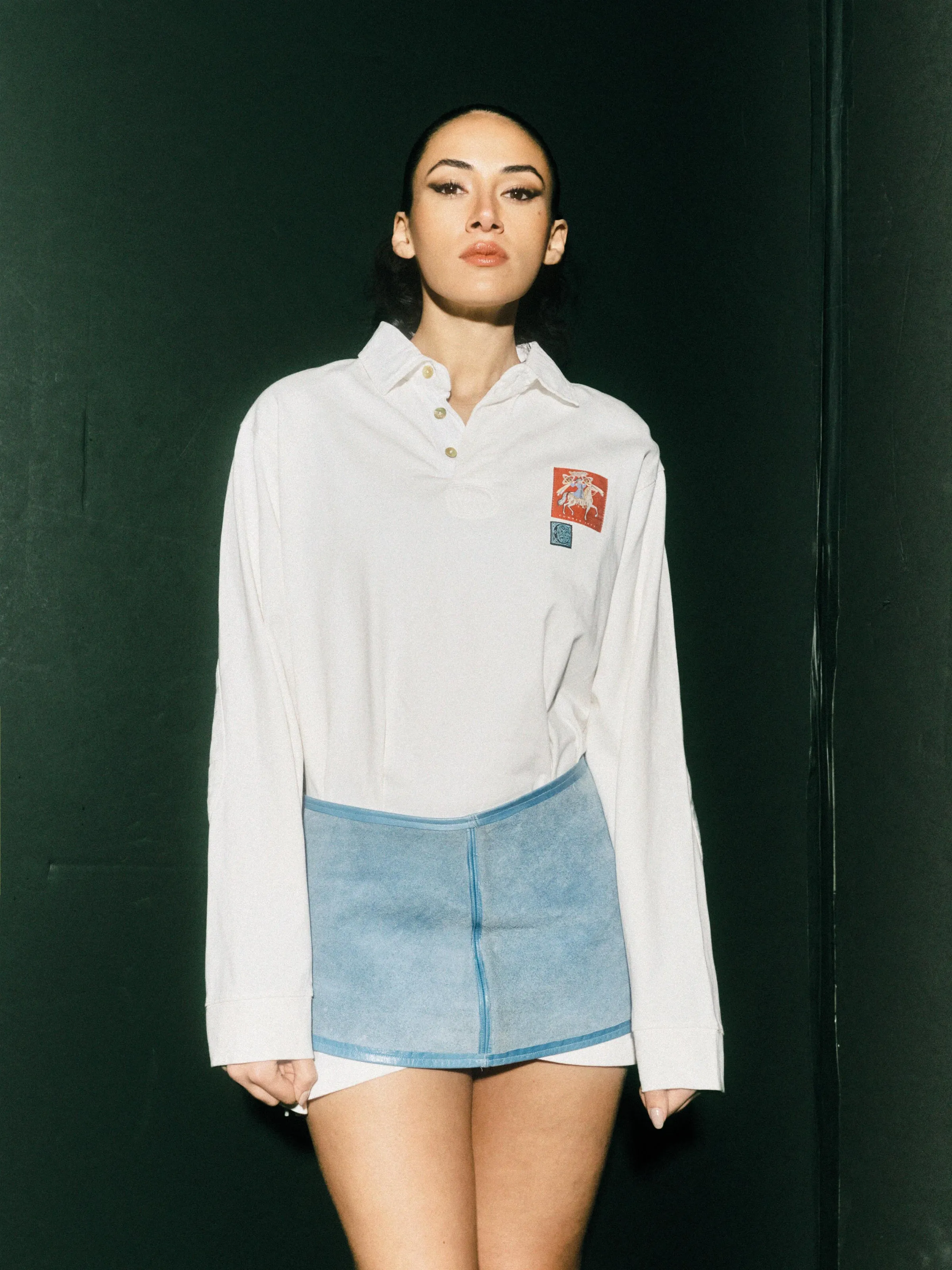 <p style="text-align:right;"><span style="color:hsl(0,0%,100%);">CONNER IVES shirt, AZURA ARCHIVE skirt.</span></p>